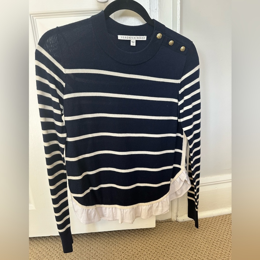 Veronica Beard Striped Sweater